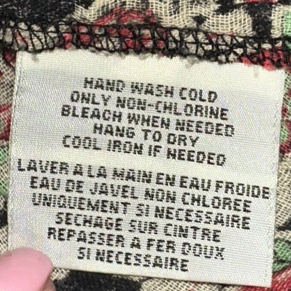 Denim‎ & Supply Ralph Lauren Boho Floral Peasant Gauze Top Size Cotton Medium - Picture 10 of 11